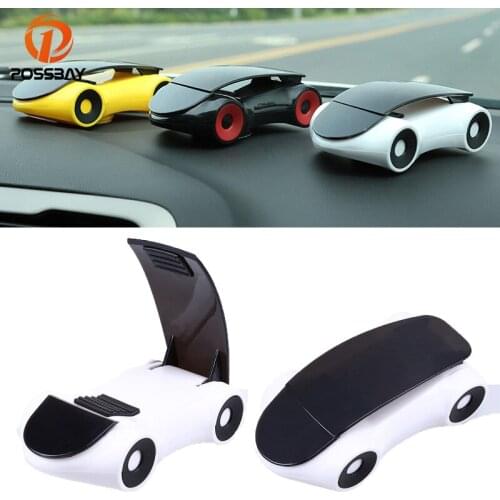 POSSBAY Car Model Ornament Car Dashboard Decoration Ornaments Universal 360 Degree Adjustable Rotating Phone Holder Accessories