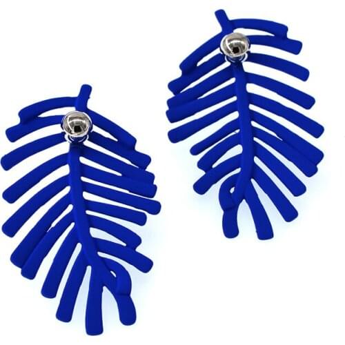 Long Drop Earrings Leaf Earrings Female Fashion Baroque Earring for Party Women Jewelry Long Dangle Ear Wear Accessories