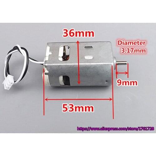 Dual ball bearings DC300V AC220V 30W motor 36*29*53mm 12-garde rotor 12000rpm high speed motor