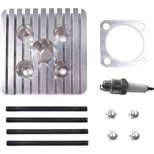 Racing CNC Cylinder Head Spark Plug Bolt Nut For 66/80cc Motorized Bicycle