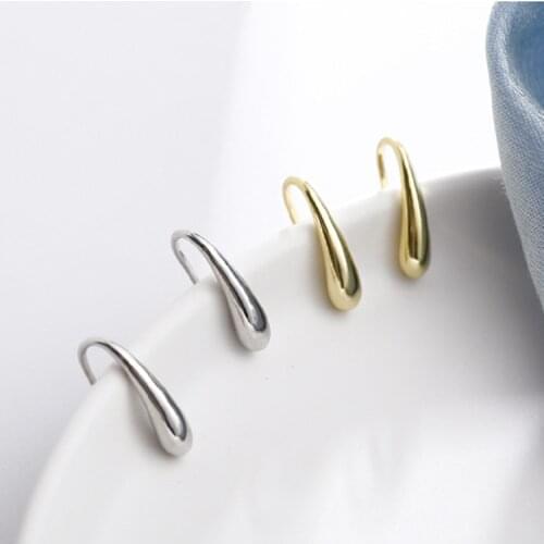 QiLuxy Fashion Simplicity Water Drop Earrings for Women Korean Cute Earrings Female Jewelry