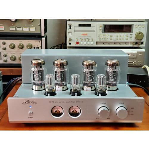 Oldchen kt88-k3 tube HiFi high-power push-pull amplifier, manual scaffolding, output power 45W×2, frequency response 18Hz--35kHz