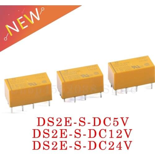 Brand new original Relay DS2E-S-DC5V DS2E-S-DC12V DS2E-S-DC24V 2A 8 Pin Two open and closed
