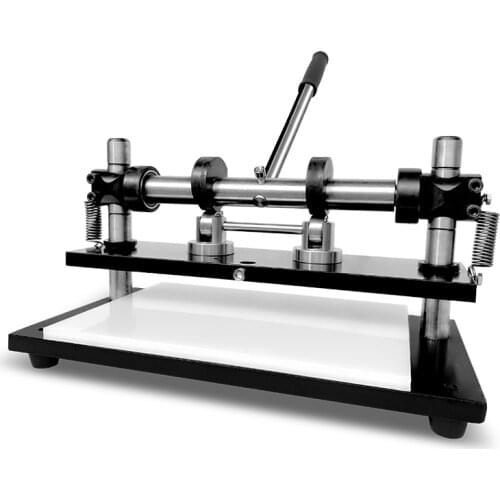 Manual die-cutting machine, press, leather cutting machine, compression moulding machine, cutting machine