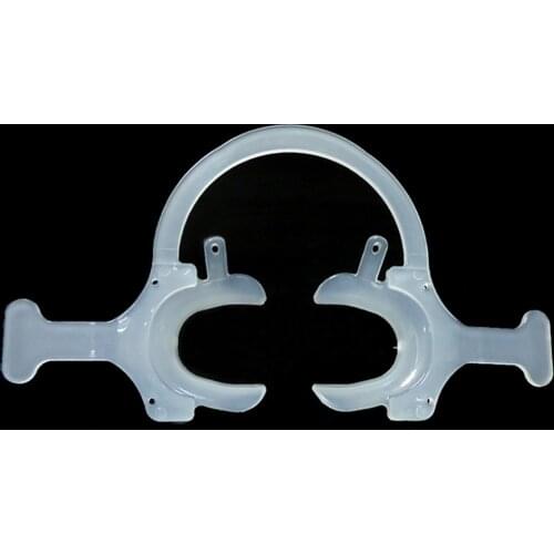 1pc Dental Orthodontic Plastic Mouth Opener Cheek Retractor with Handle C shape Cheek Lip Retractor Dentist tools Small Large