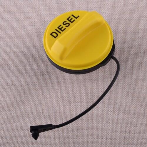 LR053666 Plastic Yellow Car Diesel Fuel Filler Cover Cap Lid Fit For Land Rover Discovery LR 3 4 5
