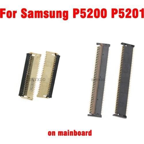 2X LCD Display FPC Connector For Samsung Galaxy Tab 3 10.1 P5200 P5201 P5210 P5220 P5100 P5110 FPC Port Plug On Board 45P 80Pin