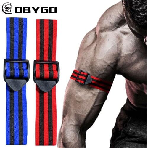 GOBYGO Bodybuilding Blood Flow Restriction Bands BFR Fitness Occlusion Bands Muscle Growth Gym Equipment Arm Leg Wraps Fast