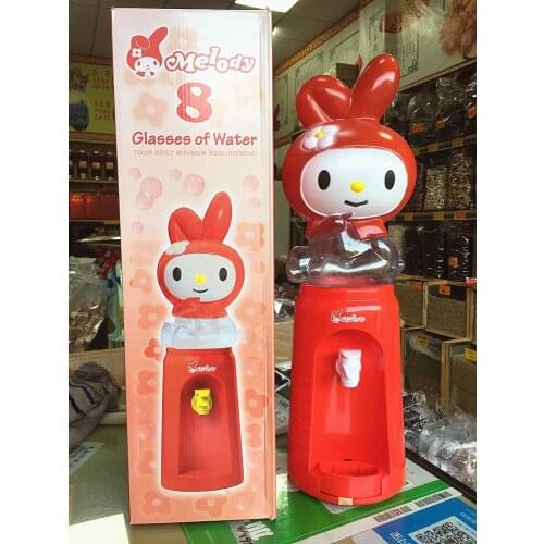 Red color Cartoon water dispenser 2L 8 glasses of water food grade material can not heating Refrigeration 45x14.5x24.5cm