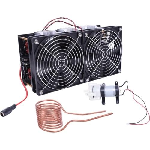 12-48V 2500W ZVS Induction Heater Heating PCB Board Module Flyback Driver with Pump for Car Industry