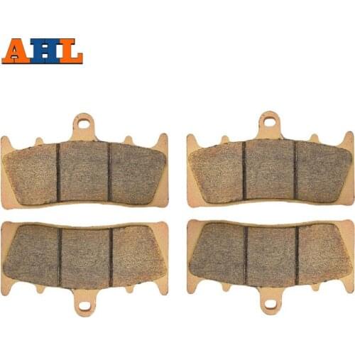 2 Pairs Motorcycle Brake Pads for SUZUKI GSX 1300 GSX1300 R/K6/K7 Hayabusa 1999-2007 Sintered Brake Disc Pad