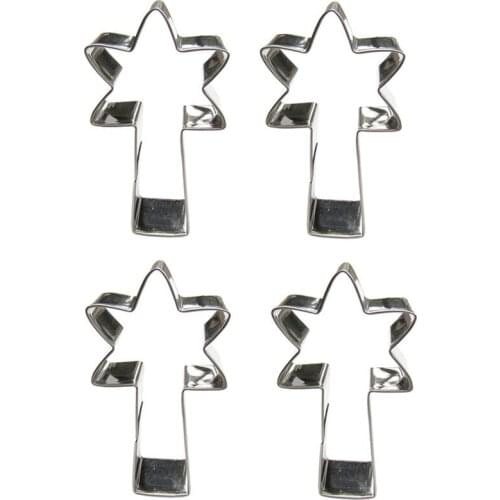 Magic Wand 4 piece biscuit cutting molds, baking tools, cake decorating soft candy tools