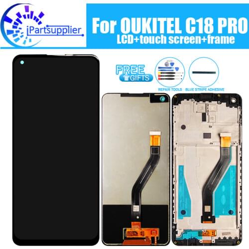 Oukitel C18 PRO LCD Display+Touch Screen Assembly 100% Original Tested LCD Digitizer Glass Panel Replacement For Oukitel C18 PRO
