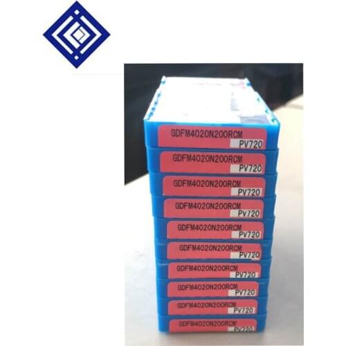 10PCS/LOT GDFM4020N-200R-CM PV720 GDFM5020N-250R-CM PR1535 CNC Insert