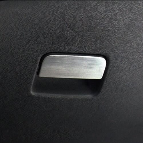VCiiC Car styling, Car storage box handle affixed stickers special stainless steel modified trim for Mitsubishi Outlander ASX