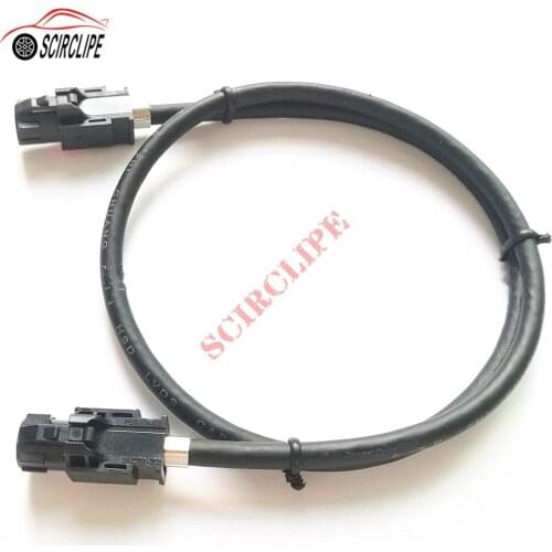 1 Meter HSD Code A Jet Black LVDS Car High-speed Transmission FAKRA Video Cable for Benz BMW Audi VW