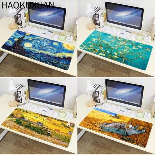 Large 800 * 300 * 2mm Art Mouse Pad Chinese Style Gaming Computer Keyboard Mat Gamer Desk Education Office Supplies