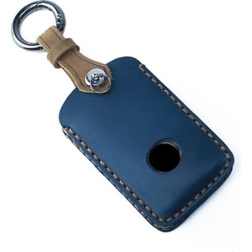 Car Key Case, for New Mazda 3 Generations Angkesela 2020 Personality Crazy Horse Leather Key Cover Key Ring Shell
