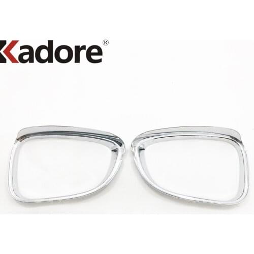 For Honda Accord 2018 2019 2020 ABS Chrome Rearview Mirror Rain Shield Sun Visor Shade Cover Trim Stickers Car Accessories