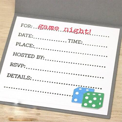 Square Dice Die Metal Cutting Dies Stencils for DIY Scrapbooking Album Decorative Embossing Paper Card Crafts Die Cut Template