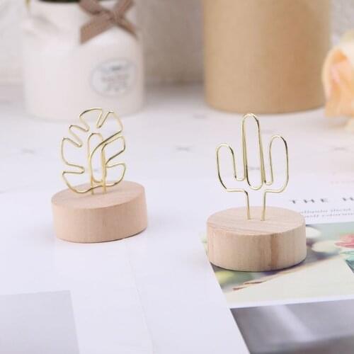 Creative Desktop Decoration Photo Clip Decoration Message Folder Memo Cartoon Metal