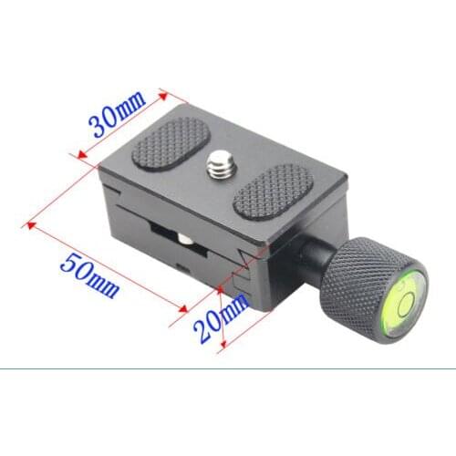 Metal 30mm Quick Release Plate mount kit fr Camera Tripod Monopod Ball Head DSLR