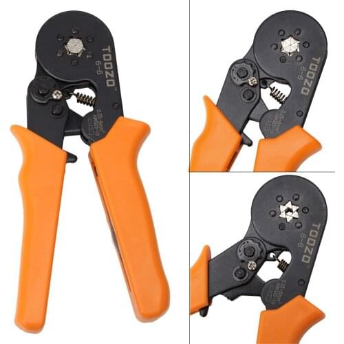 Terminal Crimping Tool Bootlace Ferrule Crimper Wire End Cord Pliers 0.25-6 mm2