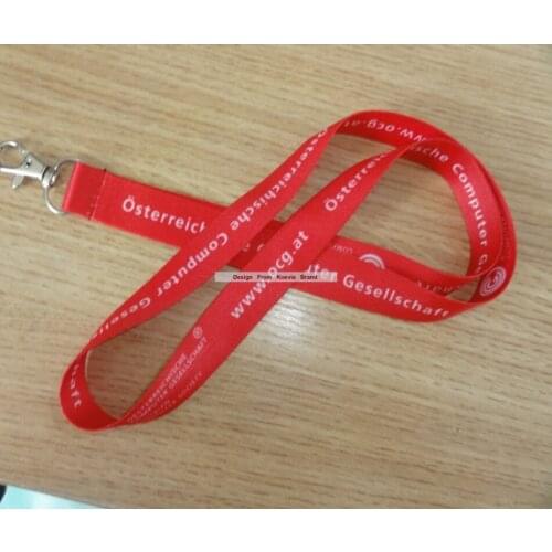 Hot Sports Team Motocycle Race Promotion Gift Lanyards Logo Design Custom Print Cheap Red Lanyards