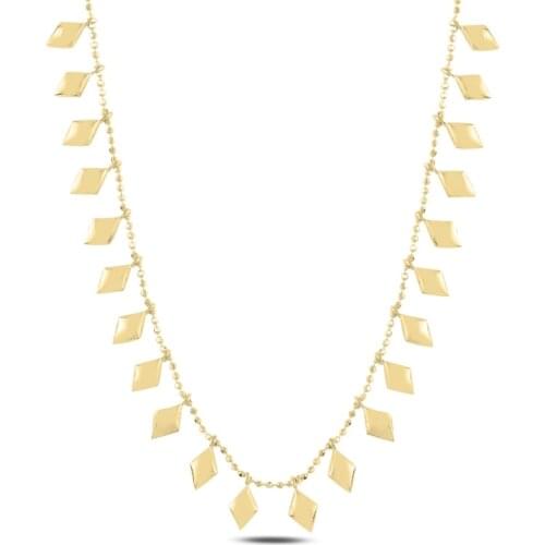 Silver 925 Sterling Cambered Lozenge Shape Dangle Pendant