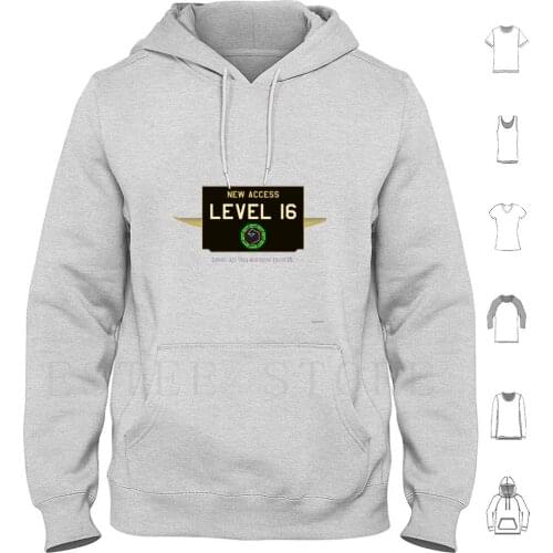Level Up-You Are Now Level 16-Enlightened Hoodie Long Sleeve Glyph Hacker Hacker Ingress Resistance Enlightened Logo Symbol
