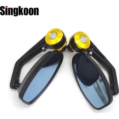 Universal Motorcycle Accessories Mirror Vintage cafe racer Scooter Rearview Side Mirrors FOR hyosung cb500x pcx xj6 aerox jawa