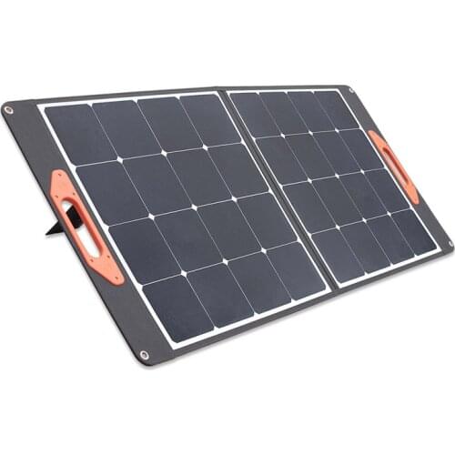 Waterproof sunpower fabric portable foldable blanket 100w 110w 160w folding solar panel