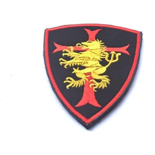 Navy seal team 6 cross crusader knight templar shield Patches Military Tactical forest army patches for cloth vest