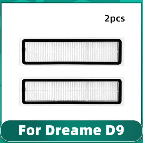 2 Pcs Replacement Filter for Trouver Robot LDS Vacuum-Mop Finder / Xiaomi Dreame D9 Robotic Vacuum Cleaner Spare Parts