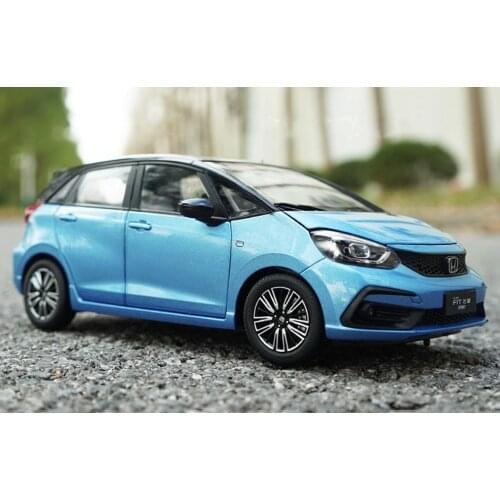 1/18 Scale Honda Fit Sport 2020 Blue Diecast Car Model Toy Collection Gift NIB