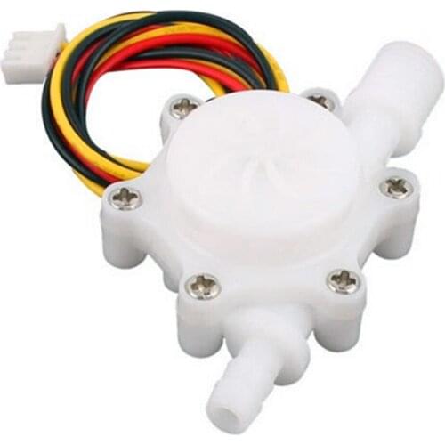 1 Pc High Precision 0.15-1.5L/min G1/4 Thread 6mm OD Water Flow Sensor SEN-HZ06FA