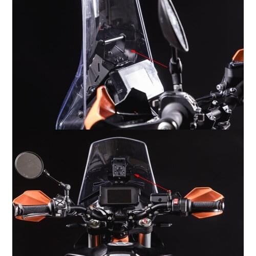 2017-2020 For 790 ADVENTURE 790 ADVENTURE R Motorcycle GPS SMART PHONE Navigation GPS Plate Bracket Adapt Holder Kit