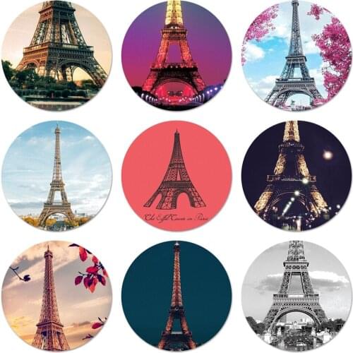 58mm Paris France red Eiffel tower Kitchen Home Decor Refrigerator Magnetic Stickers Opener Beer Coke
