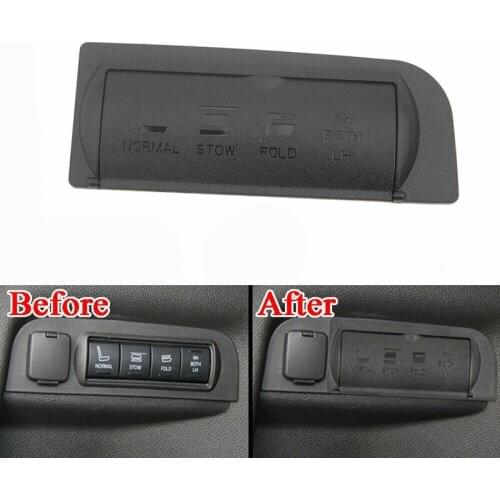 AU04 -Car Rear Trunk Seat Adjust Button Shell Cap Cover Trim for Ford Explorer 2011-2018