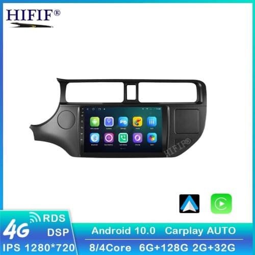 Android 10.0 2 Din For KIA RIO 2011- 2015 4G net Car Radio Multimedia Video Navigation GPS Player DSP RDS Split Screen Car play