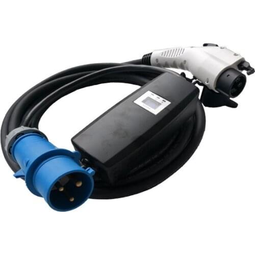 Safe charging best home ev charger J1772 plug 6 to 32A adjustable evse cable