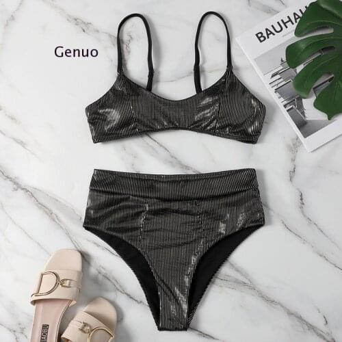 Black Swimwear Women Swimsuit Push Up Micro Sexy Bikinis Set Swimming Bathing Suit Beachwear Summer Brazilian Bikini 2021