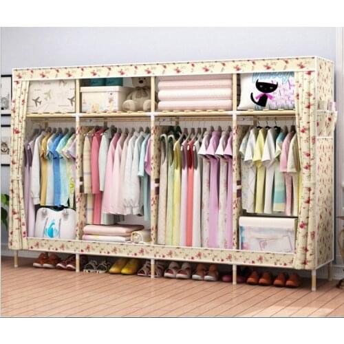 Latest wooden wardrobe length 210cm