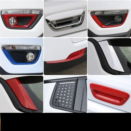 Door Bowl Trunk Handle Rearview Mirror Moudlings Fog Light Decorated Frame Cover For Jeep Compass 2017 AAA260