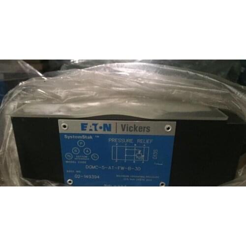 ETN Vickers PRESSURE RELIEF VALVE MODEL CODE DGMC-5-AT-FW-B-30 02-149394 Made in U.S.A SystemStak