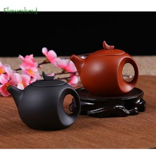 Purple Sand Moon Pot Ceramic Porcelain Teapot Teaware Tea Pot Anti-scalding Heat Tea Set Office Household Drinking Tea Utensils