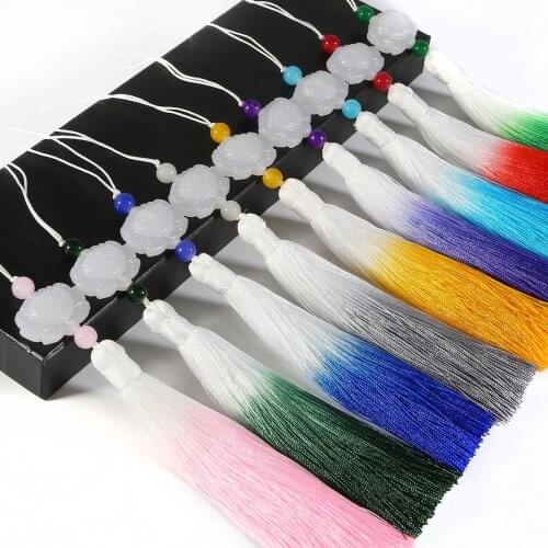 10pcs Polyester Silk Tassel 13cm Cotton Tassel Trims For Wedding Home Decoration DIY Sewing Curtains Accessories