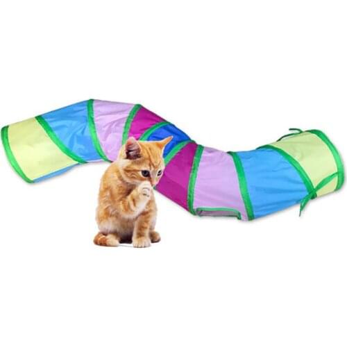 Legendog Pet Cat Tunnel Collapsible InteractiPlay Toy Tube Indoor Outdoor Fun Supplies Products For Cats Rabbits Kittens Dogs