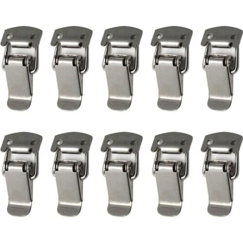 Toggle Latch Mini Size Iron plating Latch Catches Clamp for Toolbox, Cases, Chests - Pack of 10
