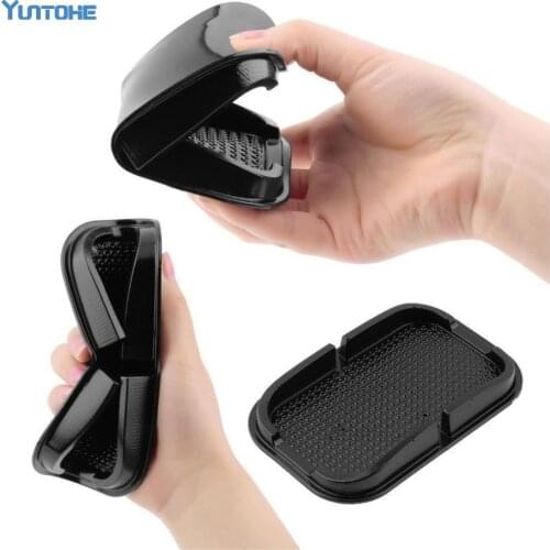 Multi-functional Car Anti Slip Pad Rubber Mobile Sticky Stick Dashboard Phone Shelf Antislip Mat for Phone GPS MP3 300pcs/lot